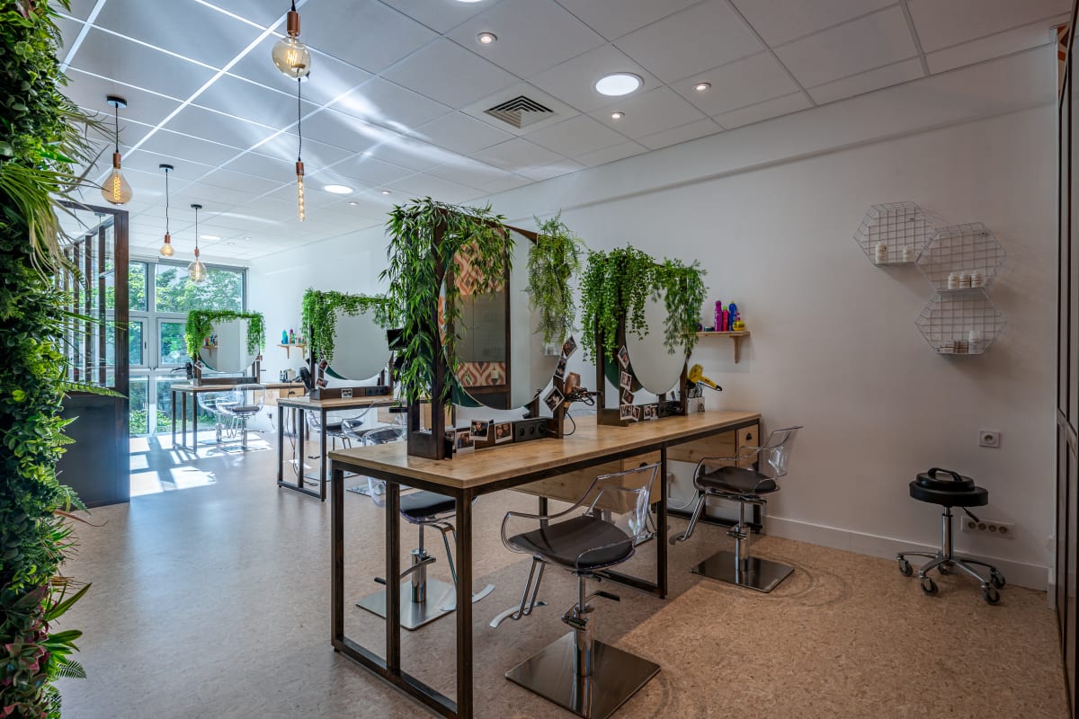 Espace de coiffage